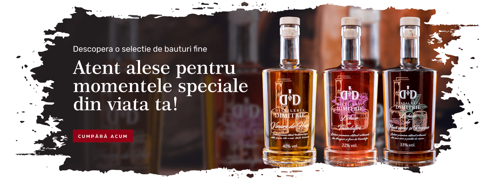 Descopera o selectie de bauturi fine